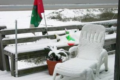 Snow on the Beach