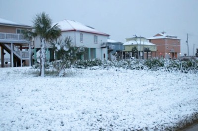 Snow on the Beach