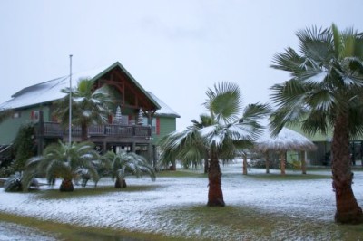 Snow on the Beach