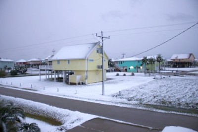 Snow on the Beach