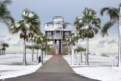 Snow on the Beach