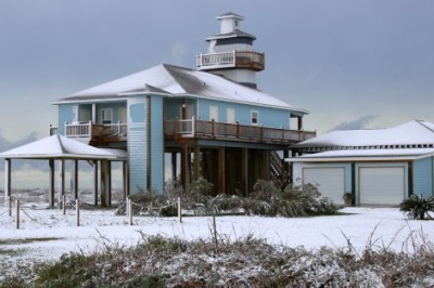 Snow on the Beach