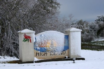 Snow on the Beach