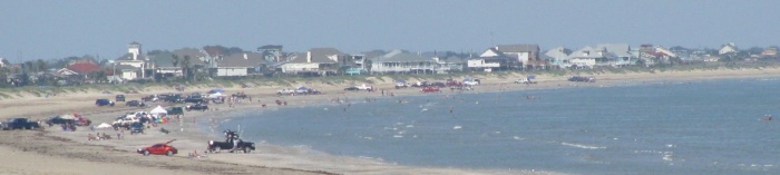 Beaches of Crystal Beach & Bolivar Peninsula
