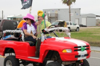 2013 Mardi Gras Parade, Crystal Beach, Texas