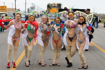 2013 Mardi Gras Parade, Crystal Beach, Texas