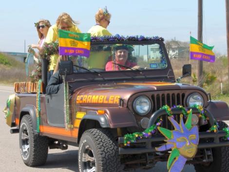 Mardi Gras Parade 2014-Crystal Beach, Texas