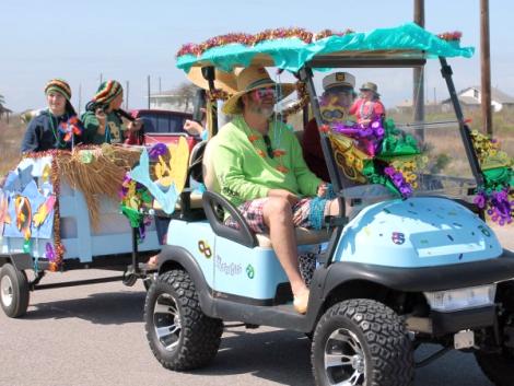 Mardi Gras Parade 2014-Crystal Beach, Texas