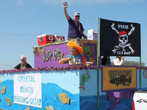 Mardi Gras Parade 2014-Crystal Beach, Texas