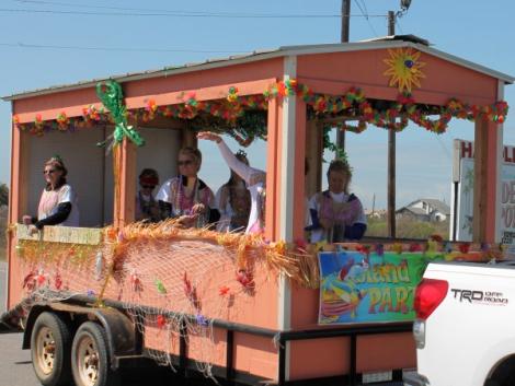 Mardi Gras Parade 2014-Crystal Beach, Texas